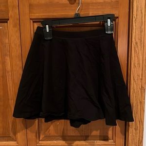 Black skater skirt